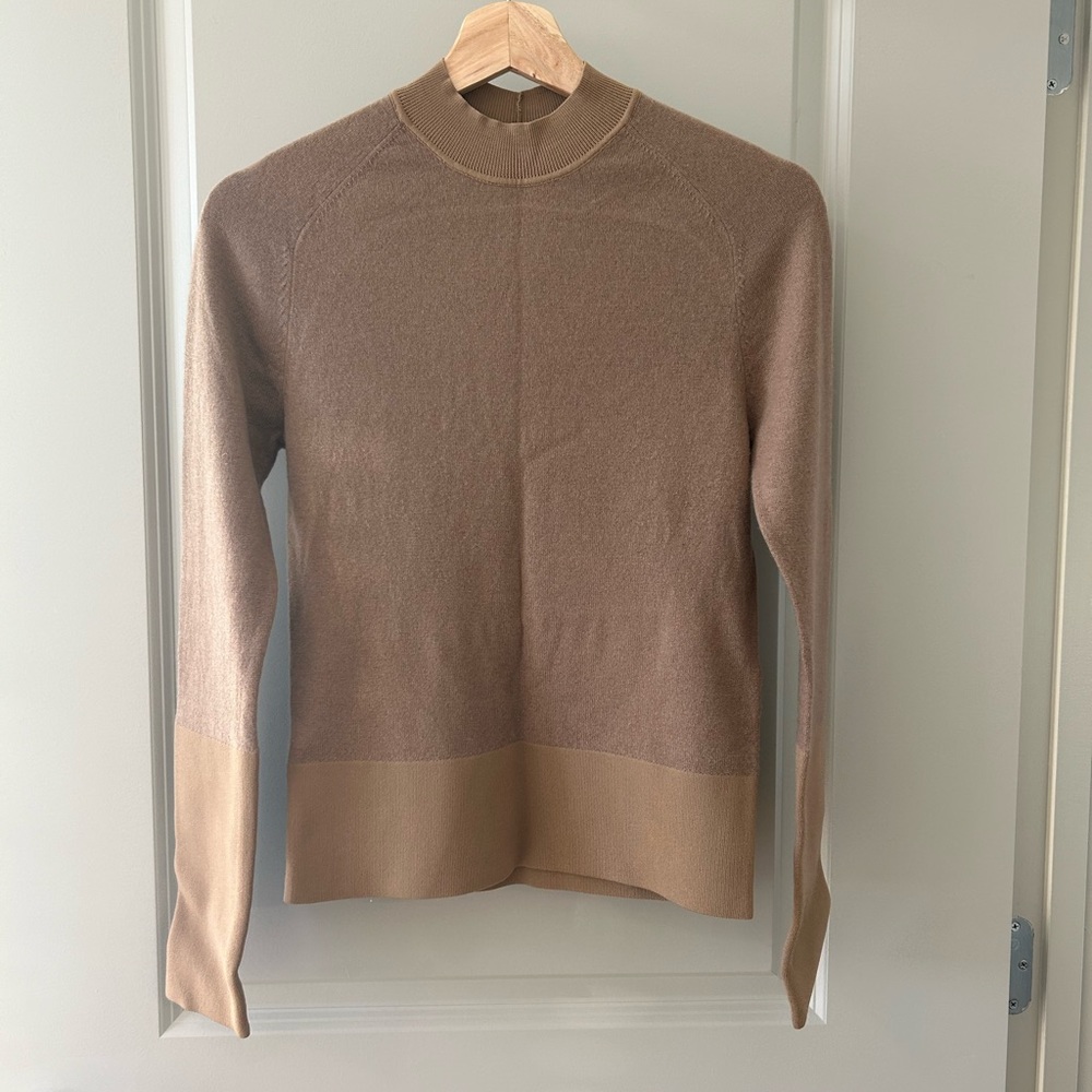Balenciaga brown cashmere crewneck sweater